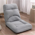 ELEFOCUS Adjustable Lazy Sofa Couch - Folding Floor Gaming Chair with 5 Positions Padded Sleeper Bed for Adults Recliner Sofa Chair(Gray-1)
