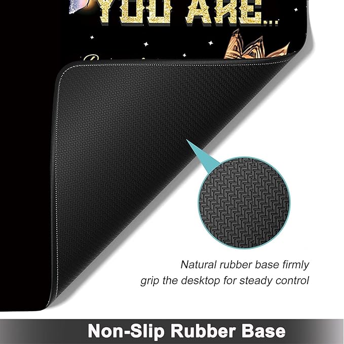 Large Mouse pad and Keyboard Support Set Ergonomic Memory Foam Keyboard Wrist Rest Extended Gaming Mouse Pad African Americans Women Black Queen XXL Desk Mat (31.5 X 11.8 in) for Home Office