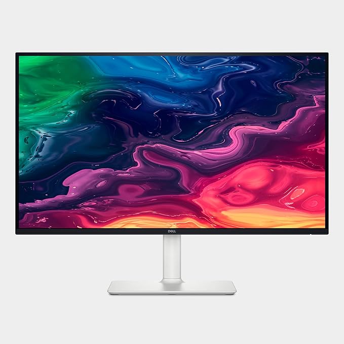 Dell 27 Plus 4K USB-C Monitor - S2725QC - 27-inch 4K (3840 x 2160) 120Hz 16:9 Display AMD FreeSync Premium sRGB 99% Integrated Speakers 1500:1 Contrast Ratio Comfortview - Ash White