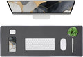 ALOANES Waterproof Mouse Pad with Durable Stitched Edge XXXL Gaming Keyboard Pad Non-Slip Rubber Base Mouse Mat Extended Desk pad for Gamer Office &amp Home Dark Gray Mousepad 35.4x 15.7x 0.12