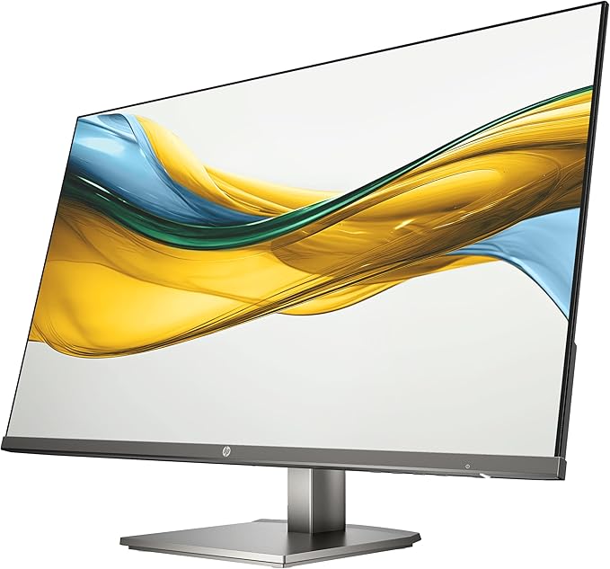 HP Series 5 527da 27 IPS FHD Monitor with 5ms Response Time Anti-Glare Flicker Free 300 nits Brightness VGA HDMI &amp Dockztorm USB Port Expander Black/Metal Gray Color (B11W6AT#ABA)