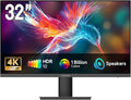 KOORUI 32 inch 4K Computer Monitor with HDMI 2.0 Displayport 1.4 Speakers 60Hz VESA HDR Support Desktop Monitor Compatible Free-Sync G-Sync Adaptive Sync for Office &amp Home
