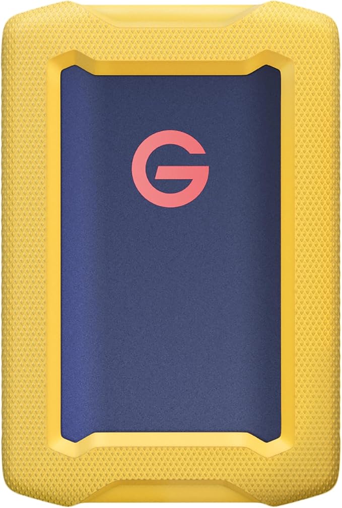 1TB G-Drive ArmorATD Rugged Durable Portable External HDD Up to 130MB/s USB-C (5Gbps) USB 3.2 Gen 1 – SDPHE1G-001T