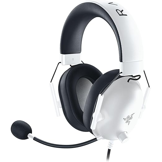 Razer BlackShark V2 X Xbox Gaming Headset: 50mm Drivers - Cardioid Mic - Lightweight - Comfortable Noise Isolating Earcups - for Xbox Series X Series S PS5 PC Switch via 3.5mm Audio Jack - White
