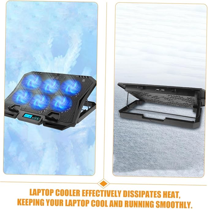 Laptop Cooling Pad Height Quiet Fans for Laptops Cooling Function for Use