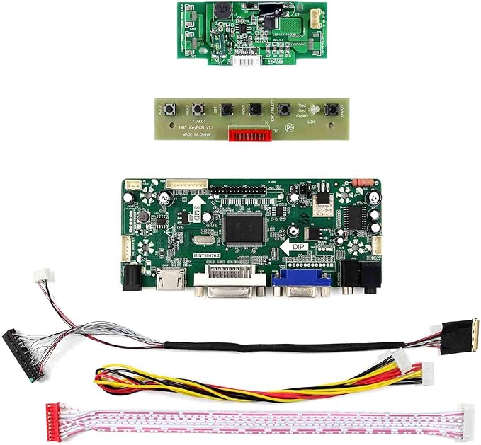 VSDISPLAY DVI VGA Audio LCD Board Work for 15.4inch 1440x900 40Pin LVDS Interface WLED Backlight LTN154BT08-R03/R06 LP154WP3-TLA1/TLA2/TLA3 LP154WP4-TLAA/TLB1 N154C6-L04/L06