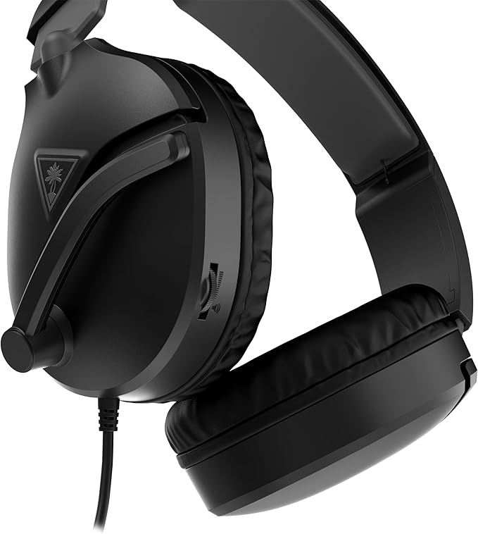 Turtle Beach Recon 70 Multiplatform Gaming Headset for PC PS5 PS4 Xbox Series X|S Xbox One &amp Mobile w/ 3.5mm Wired Connection - Flip-to-Mute Mic 40mm Speakers Lightweight Design Black