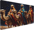 XXL Gaming Mouse Pad Extended (35.5X16) Wise Men &amp Camel Large Non-Slip Desk Mat Water-Resistant Keyboard Mousepad for Office &amp Home