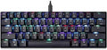 Mechanical Gaming KeyboardWired 60% Mechanical Gaming Keyboard RGB Backlit Ultra-Compact Blue Switchfor Mac Windows Laptop