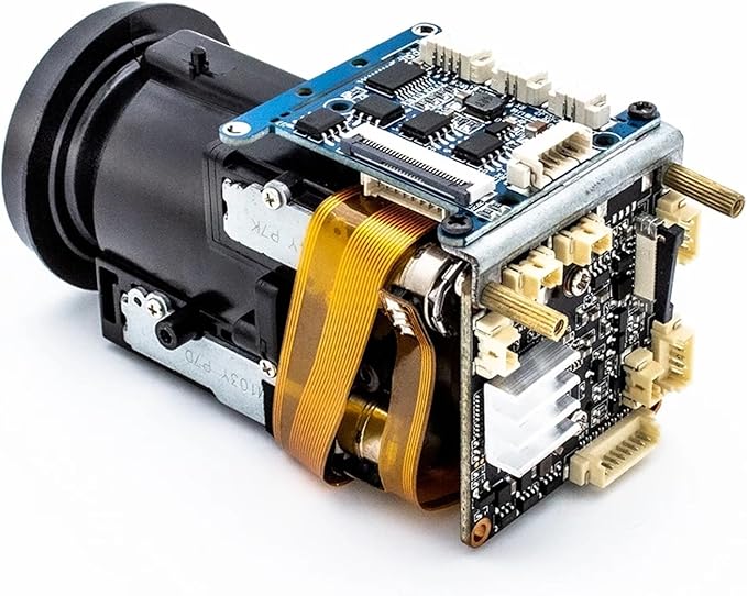 AS500J 36X Electronic Zoom Auto H265 5MP Camera Module Board with Cable HD Varifocal Lens IMX335 Sensor