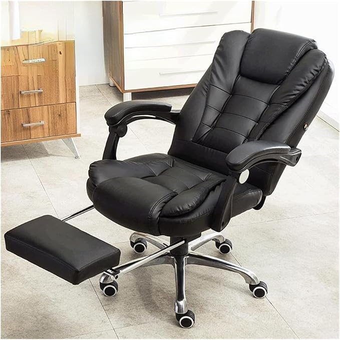 Adjustable Office Computer Chair with Armrest Computer Chair Home Office Internet Cafes Gamer Armchair Furniture(Off White)