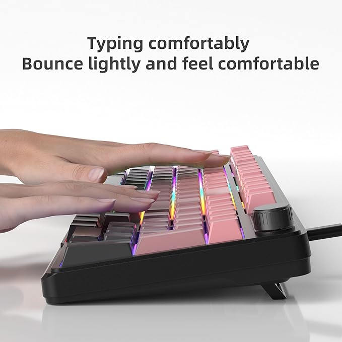 Camiysn Keyboard GK960 98 Keys 95% Layout Keyboards Type-C Connected Keyboard Side Engraved ABS Keycaps for PC/loptop/MAC