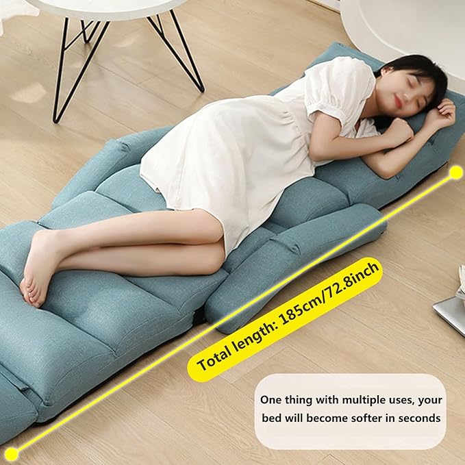 Meditation Floor Chair with Back Support for Adults - Premium Meditation Chair with Adjustable Backrest &amp Footrest &amp Headrest for Seating Yoga &amp Gaming Coffee-1