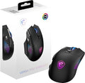 msi Versa PRO W Gaming Mouse 26000 DPI 70M+ Clicks OMRON Optical Micro Switch Optical Sensor Ergonomic Ambitextrous Hand Design RGB Light