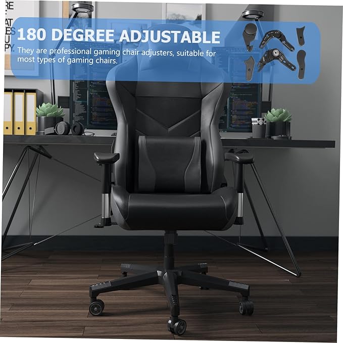 6pcs E-Sports Chair Multi-Angle Regulators for Gaming Chairs and Accessories Angle Adjusters for Optimal Comfort