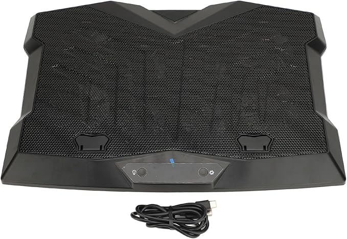 Height Laptop Cooling Pad Gaming Notebook Cooler with 8 Powerful Fans Portable USB Laptop Stand Laptops Height Cooling Pad for Enhanced