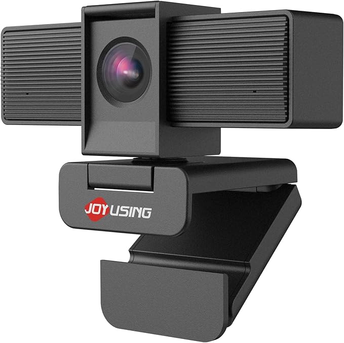 JOYUSING Flip600S 4K Webcam for PC Ultra HD Webcam with tripod PDAF Autofocus Noise-Cancelling Mics 79° FOV Auto Light Correction Privacy Cover for Conference Streaming Zoom/Teams/Google Meet