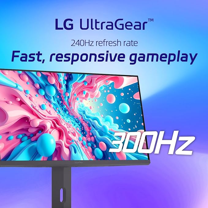 LG Ultragear 27 QHD Gaming Monitor 1440p IPS Display 200Hz 1ms Response DisplayHDR 400 FreeSync Premium HDMI Displayport USB Type-C Tilt/Height/Swivel &amp Pivot Adjustment Stand