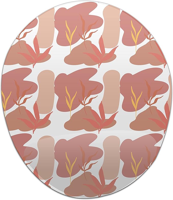 Ergonomic Mouse Pad with Wrist Rest Digital Printed Mouse Mat for Tendon Sheath Problems Non-Slip Base for Office and Home Size: 20 x 23 cm