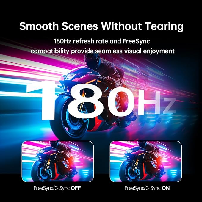 KTC 34 Inch Ultrawide Monitor 180Hz WQHD 3440X1440 Curved Gaming Monitor 1500R PC Monitor HDR FreeSync &amp G-Sync HDMI DisplayPort VESA Tilt Swivel Height Pivot Adjustment H34S18S