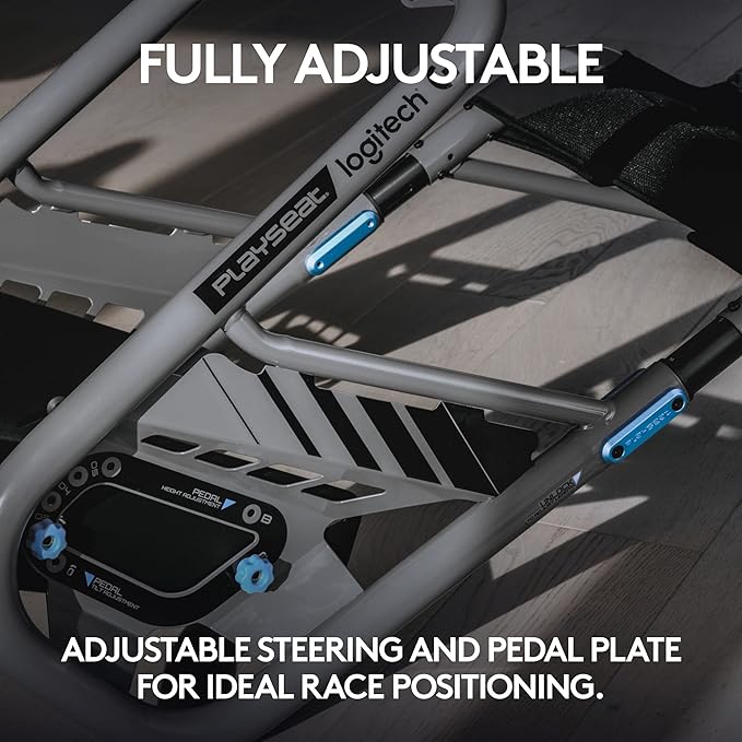 Playseat Trophy - Logitech G Edition Sim Racing Cockpit | Fully Adjustable | Direct Drive Support | Lightweight &amp Robust | Absolute Comfort ActiFit