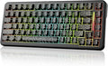 Attack Shark X82PRO HE 75% Wireless Rapid Trigger Gaming Keyboard Hall Effect Magnetic Switch Keyboard with 0.01mm RT Adjustable Actuation 8Khz Polling Rate Hot-Swap RGB for PC Gamer (Black)