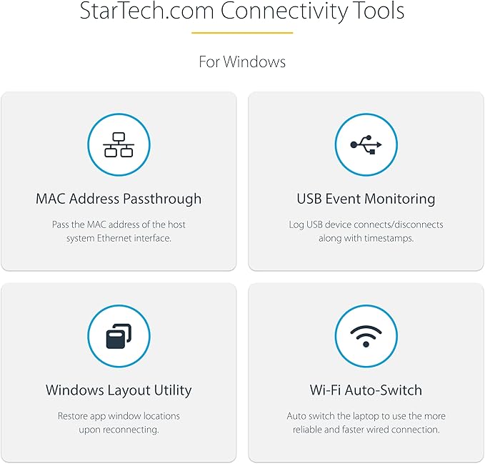 StarTech.com USB-C Docking Station for MacBook Pro M1 M2 M3 M4 and Windows 4K 60Hz HDMI or 1080p VGA Video USB 10Gbps Hub 100W Laptop Charging GbE 1ft/30cm Cable