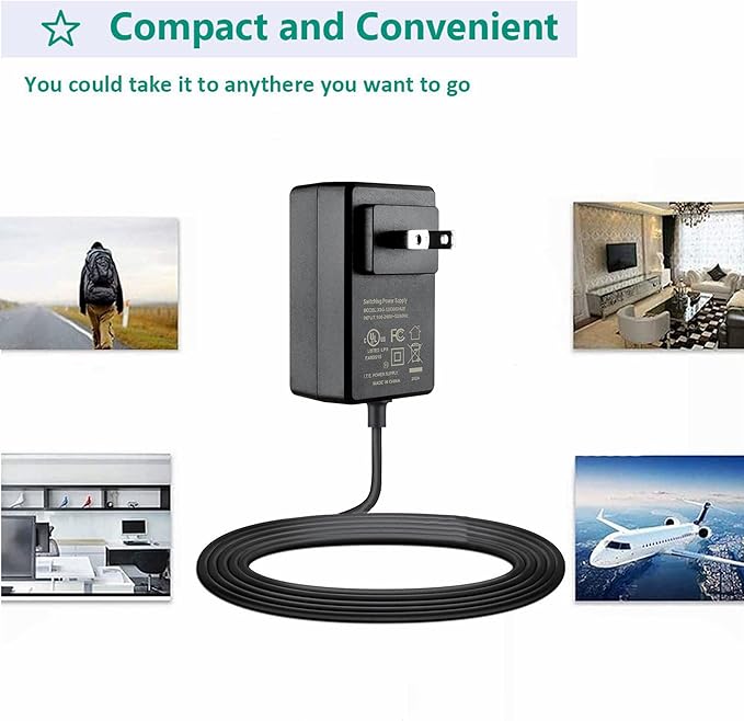 AC DC Adapter Compatible with SIIG 7-Port Industrial USB 2.0 Hub with 15KV ESD ID-US0211-S1