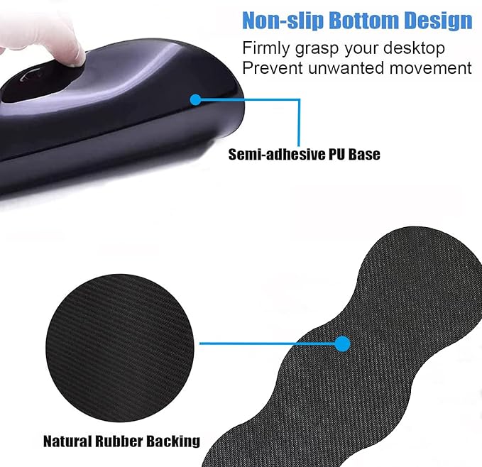 3 in 1 Keyboard Wrist Rest + Mouse Pad and Coaster Ergonomic Gel Mouse Pad and Keyboard Pad Set Comfortable Lightweight for Easy Typing Pain Relie Bible Flower Psalm 46-5