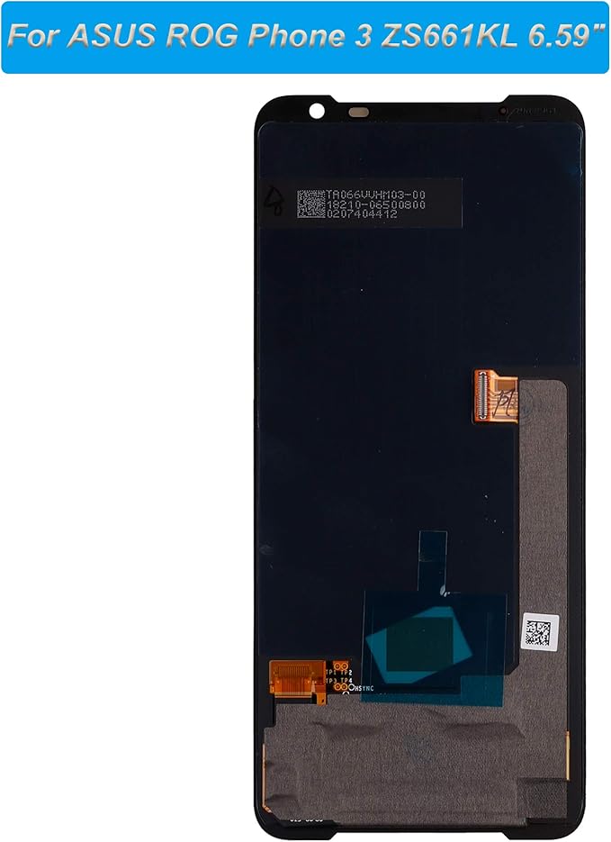 LCD Display Compatible with ASUS ROG Phone 3 ZS661KL ZS661KS I003DD 6.59 LCD Display Touch Screen Assembly with Tools
