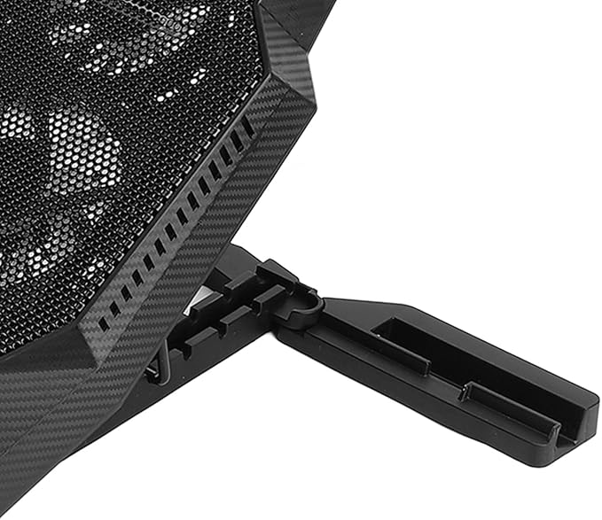 Laptop Cooler Adjustable Height Portable Cooling Stand with Multiple Fan Speed Settings Eliminates Hot Spots for All Laptops Tablets Gaming Devices