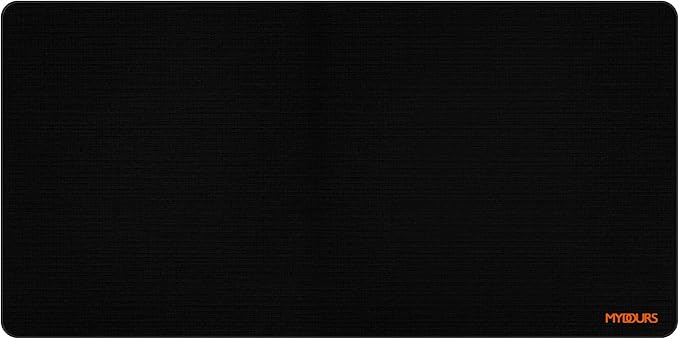 Mydours 48 x 24 Large Gaming Mouse Pad Oversized Keyboard Mouse Mat with Stitched Edge XXL Non-Slip Rubber Base Computer Mousepad for Full Desk Extended Desk Mat for Gamer Office &amp Home Bla