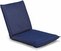 Auténtico Navy Blue Floor Chair Video Gaming Chair High Back Chair Cushion 6 Adjustable Backrest Positions Thick Padded Soft Cushion Provide Extra Seating Great for Reading Watching TV Playing Games