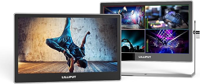 LILLIPUT 13.3 A13 OLED 4K 100000:1 Contrast and 100% DCI-P3 ColorQuad-Split3G-SDI in&ampOut HDMI×4 DP×1 Broadcast Monitor