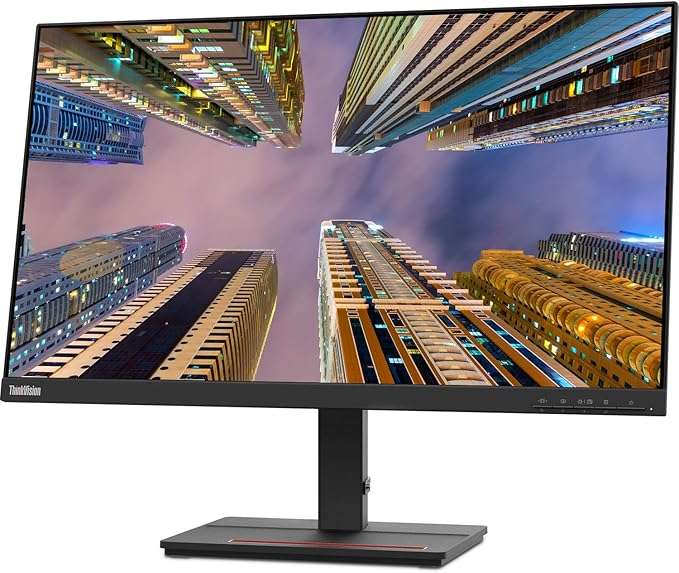Lenovo ThinkVision S24e 24-inch 1920 x 1080 LED Backlit Full HD LCD Monitor 2-Pack Bundle with HDMI VGA