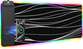 Mouse Pad with Foldable Phone Holder &amp Wireless Charger XL RGB Gaming Mousepad 31.5x11.8 Large Desk Mat for Keyboard Home Desk Pad with Dual Qi Charging Station | 11 Colors &amp 5 Modes | Wat