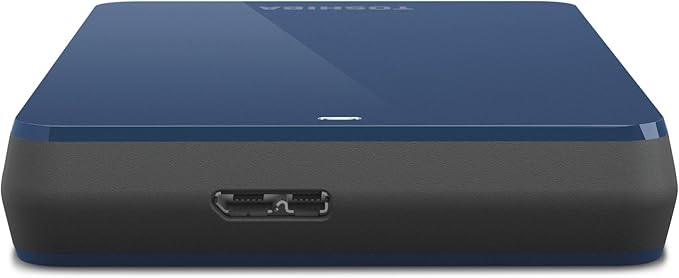 Toshiba Canvio 1.0 TB USB 3.0 Portable Hard Drive - HDTC610XL3B1 (Blue)