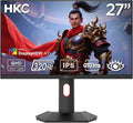 HKC G27H4P 27 Fast IPS Gaming Monitor WQHD 2560×1440 320Hz 1ms DIC HDR400 95% DCI-P3 Adjustable HAS Tilt Pivot Height DP+HDMI 2.1