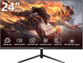 24 inch Computer Gaming Monitor 100HzBuilt-in Speakers1080P DisplayErgonomic Tilt Home Office Gaming MonitorHDMIVGA PortSync Visual Experience for Work &amp Play Support Wall Mount Install