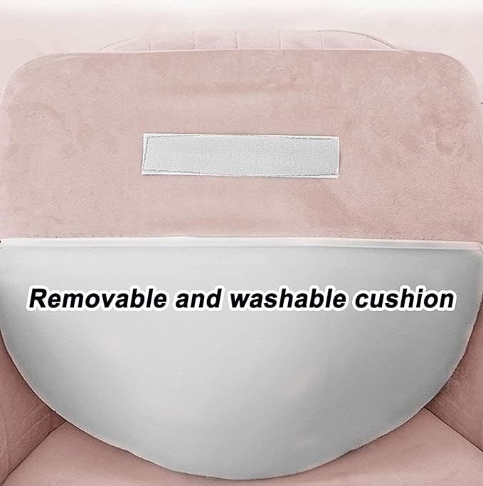Work Chair Swivel Chair Velvet Upholstered Seat Backrest Lift Game Chair Chair Needed