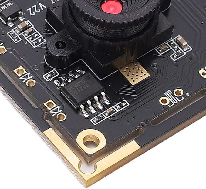 USB Camera Module 1MP 720P with 60° Wide Angle 30FPS Frame Rate - Clear Imaging QR Code Scanning Face Recognition for Easy USB Plug and Play Use