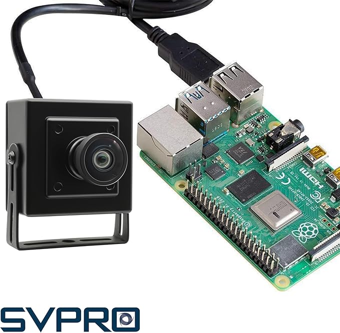 SVPRO 5MP 30FPS USB Camera Wide Angle Video Camera for ComputerIMX335 Sensor High Resolution Small USB Security Camera for 3D PrinterLaser EngraverMachine Vision