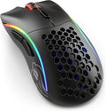 GLORIOUS Model D- (Minus) Wireless Gaming Mouse - 67g Superlight Honeycomb Design RGB Ergonomic Lag Free 2.4GHz Wireless Up to 71 Hours Battery - Matte Black