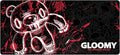 Blackout - Gloomy Bear Gaming Desk Mat – Large Extended Mouse &amp Keyboard Pad