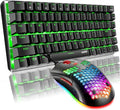 Gaming Keyboard and Mouse and Mouse PadWired Green Backlit Mechanical KeyboardSuperlight RGB Gaming Mouse12000DPI Optical Sensor6 Programmable Buttons Mice for PC Gamers