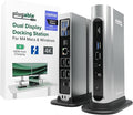Plugable 16-in-1 Thunderbolt 4 Dock – Dual 4K Monitors for M4/M5 MacBook Air/Pro 100W Charging 2X HDMI 2X DisplayPort 2.5G Ethernet 7X USB MicroSD/SD Card Reader Windows &amp USB4 Compatible