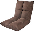 NaKeah Folding Floor Chair 6-Position Cushioned Adjustable Floor Lazy Sofa Chair for Adults Ideal for Reading Gaming MeditatingE