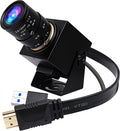 ELP 4K USB3.0 HDMI Webcam - 60fps 8MP 4X Zoom Lens (2.8-12mm) Close-up H.264 Telescope Industrial CCTV