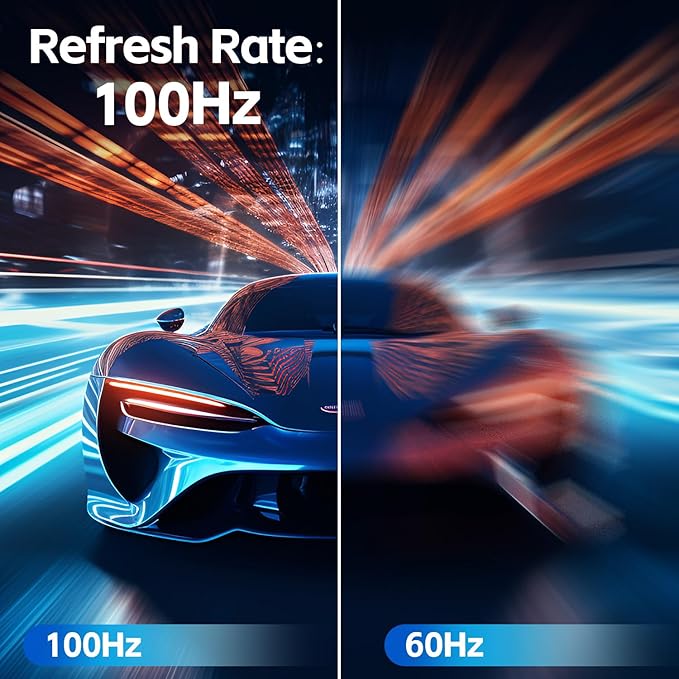 ArcticPro 22 inch 100Hz Monitor Full HD (1920 x 1080p) Computer Monitor 105% sRGB 3000:1 Contrast 3-Sided Frameless Ultra Slim VESA LowBlue Mode Tilt Adjust HDMI *1 VGA*1