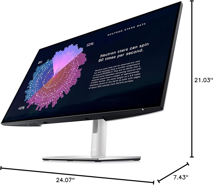 Dell UltraSharp U2722DE 27 LCD Monitor Platinum Silver